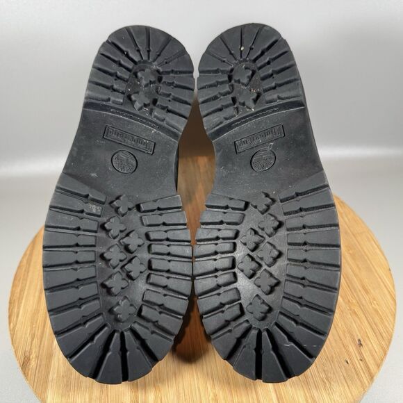 Timberland Boot 6 Inch Premium Waterproof Black Leather Mens 6 Womens 7.5 - Picture 6 of 8